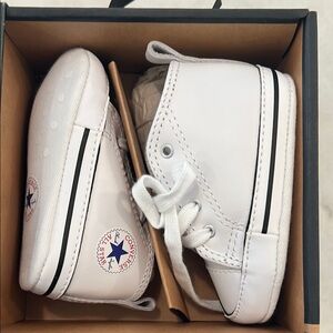 Converse White Baby Shoes